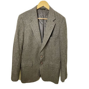 Vintage Carl Michaels Brown Herringbone Tweed Blazer Men’s 42R Sport Coat Jacket